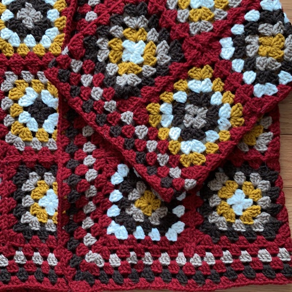 Hand made granny square sweater - Picture 2 of 5